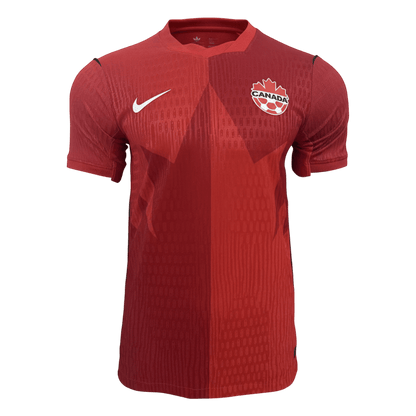 Canada Domicile Maillot Coupe du Monde 2026 Rouge Joueur Grande Taille