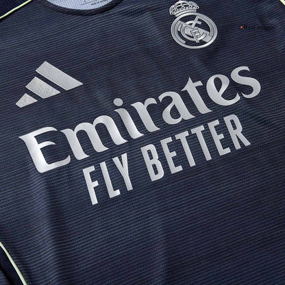 F.MENDY #23 Real Madrid Extérieur Maillot 2025/26 Bleu marine Authentique
