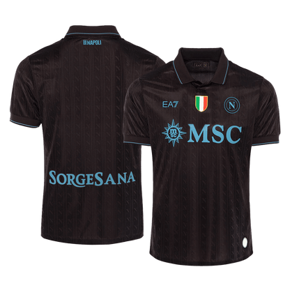 Naples Third Maillot 2025/26 Noir Authentique