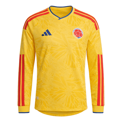 Colombie Domicile Maillot Manches Longues - Coupe du Monde 2026 Jaune