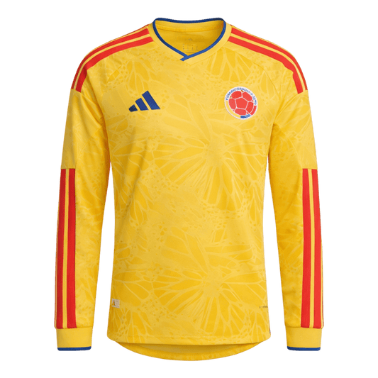 Colombie Domicile Maillot Manches Longues - Coupe du Monde 2026 Jaune
