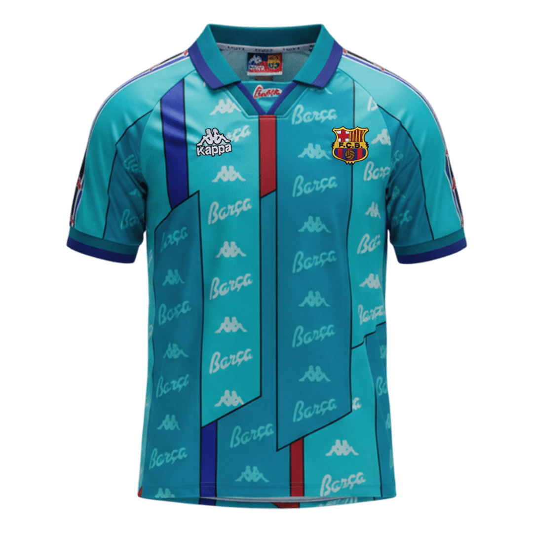 Retro Barcelone Extérieur Maillot 1996/97 Bleu