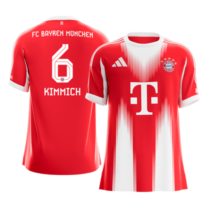 KIMMICH #6 Munich Domicile Maillot 2025/26 Rouge - Super