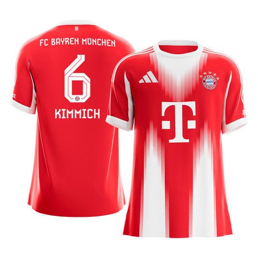 KIMMICH #6 Munich Domicile Maillot 2025/26 Rouge - Super