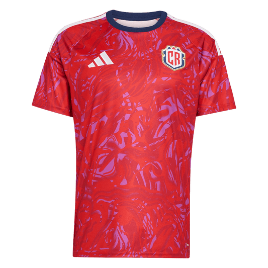 Costa Rica Domicile Maillot - Coupe du Monde 2026 Rouge Grande Taille
