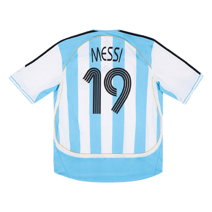 Retro MESSI #19 Argentine Domicile Maillot 2006