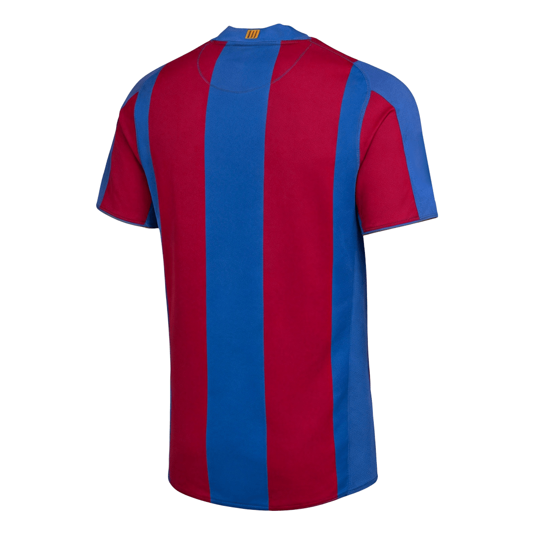Retro Barcelone Domicile Maillot 2007/08 Blue&Garnet