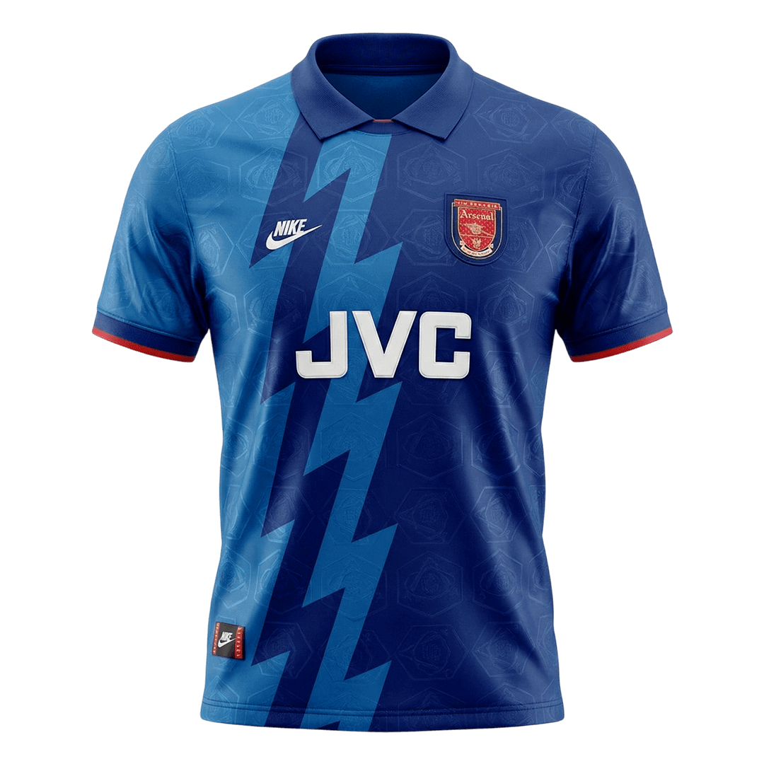 Retro Arsenal Uitshirt 1995 Blauw