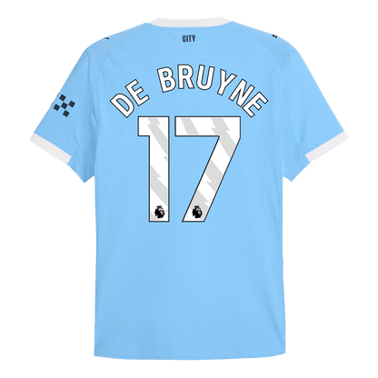 DE BRUYNE #17 Manchester City Domicile Maillot 2025/26 Authentique
