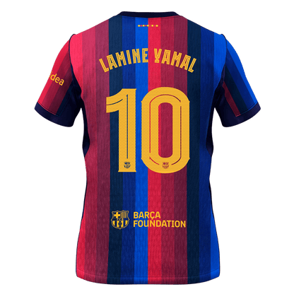 LAMINE YAMAL #10 Barcelone Domicile Maillot 2026/27 Blue&Garnet