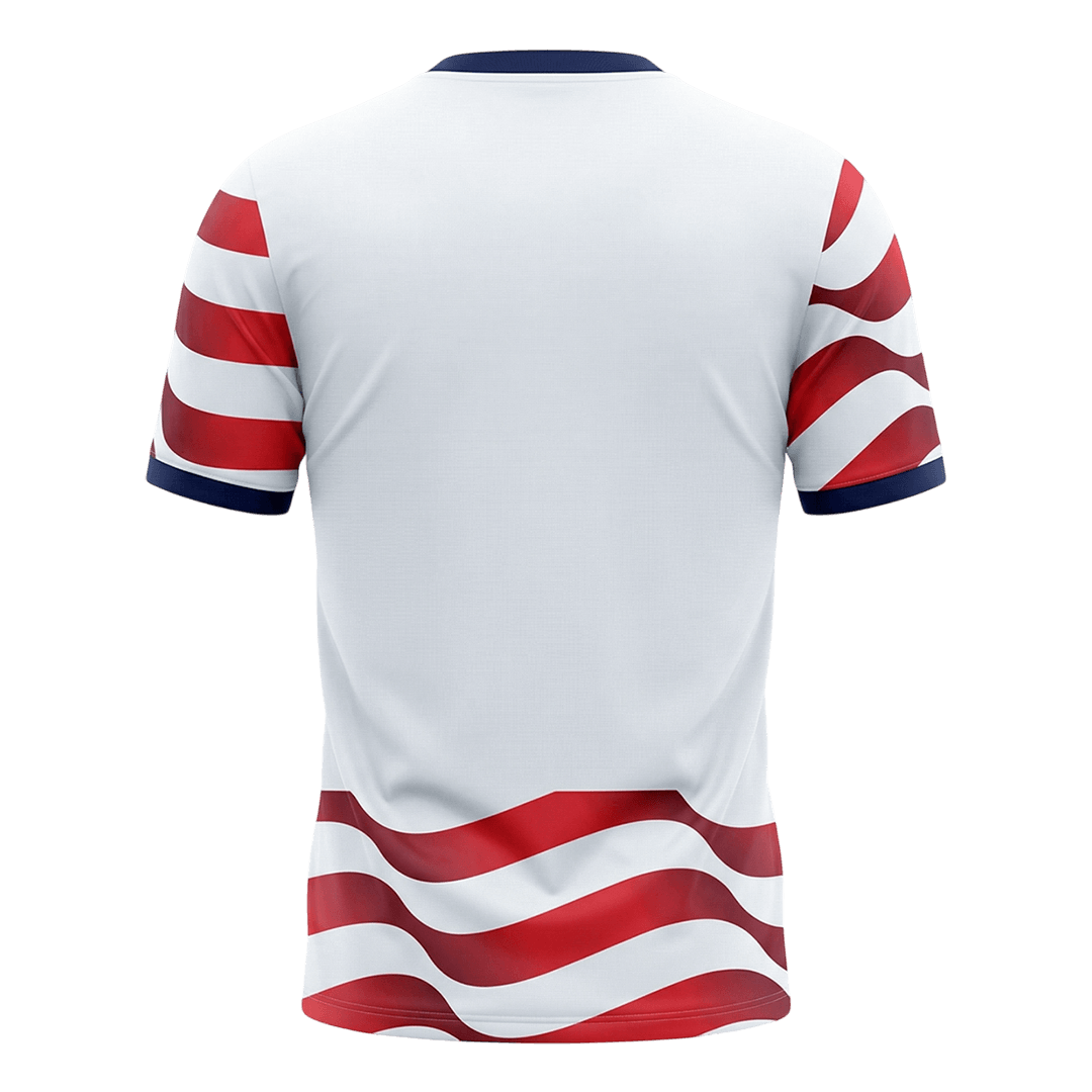 États-Unis Domicile Maillot - Coupe du Monde 2026 Rouge&Blanc