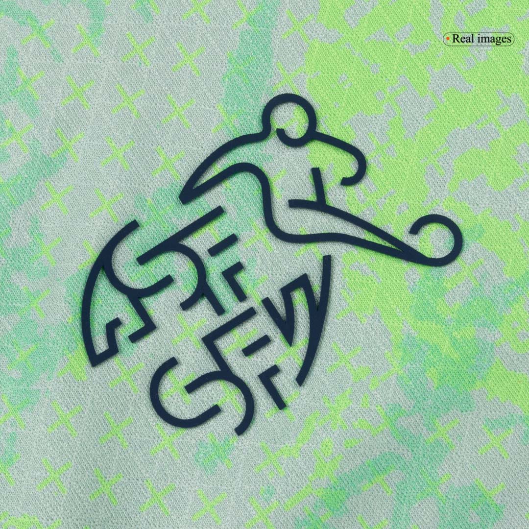 Suisse Extérieur Maillot - Coupe du Monde 2026 Vert Joueur