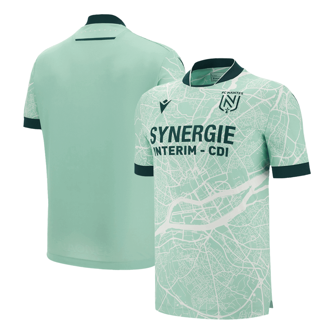 FC Nantes Extérieur Maillot 2025/26 Bleu Grande Taille