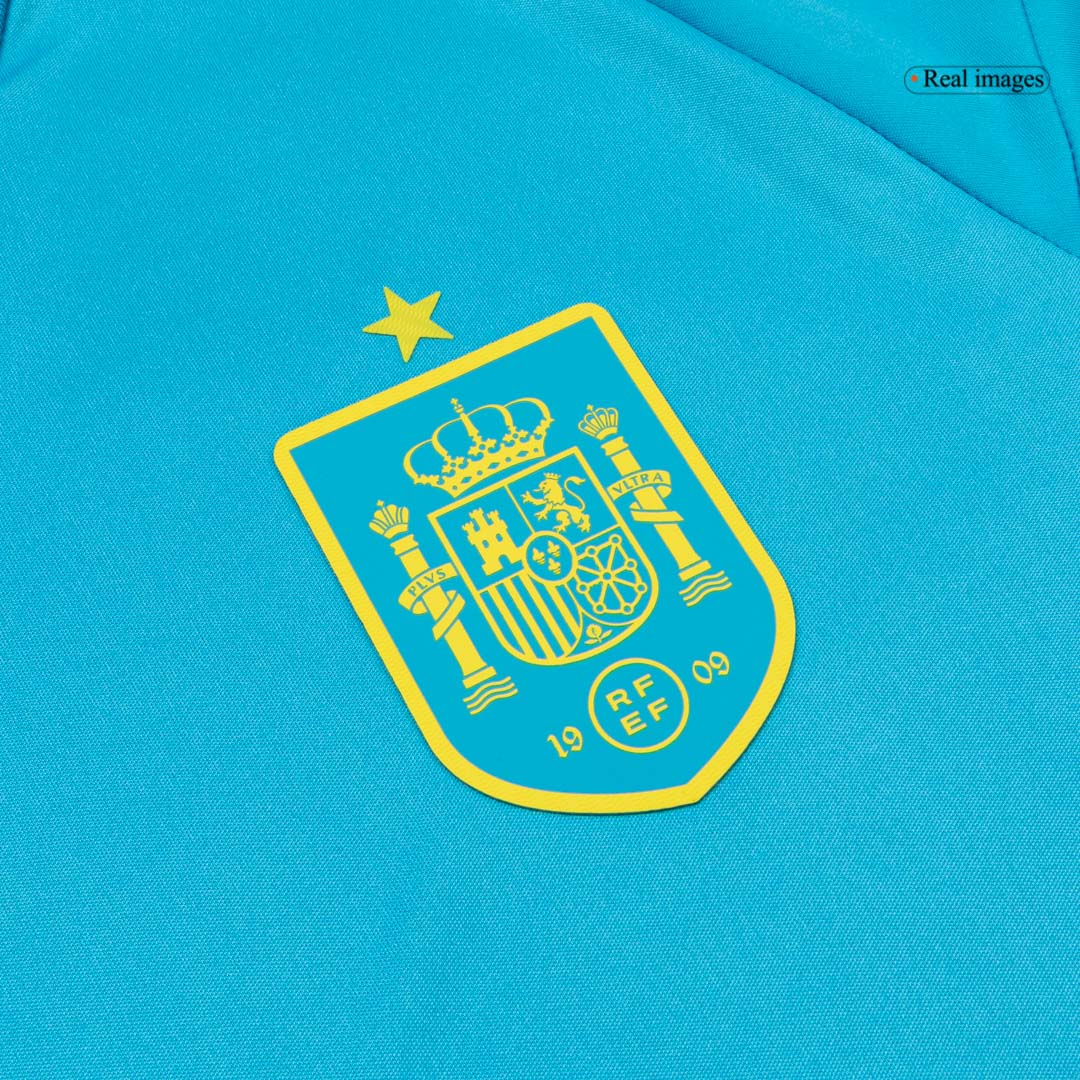 UNAI SIMÓN #23 Espagne Gardien Maillot - Coupe du Monde 2026 Bleu