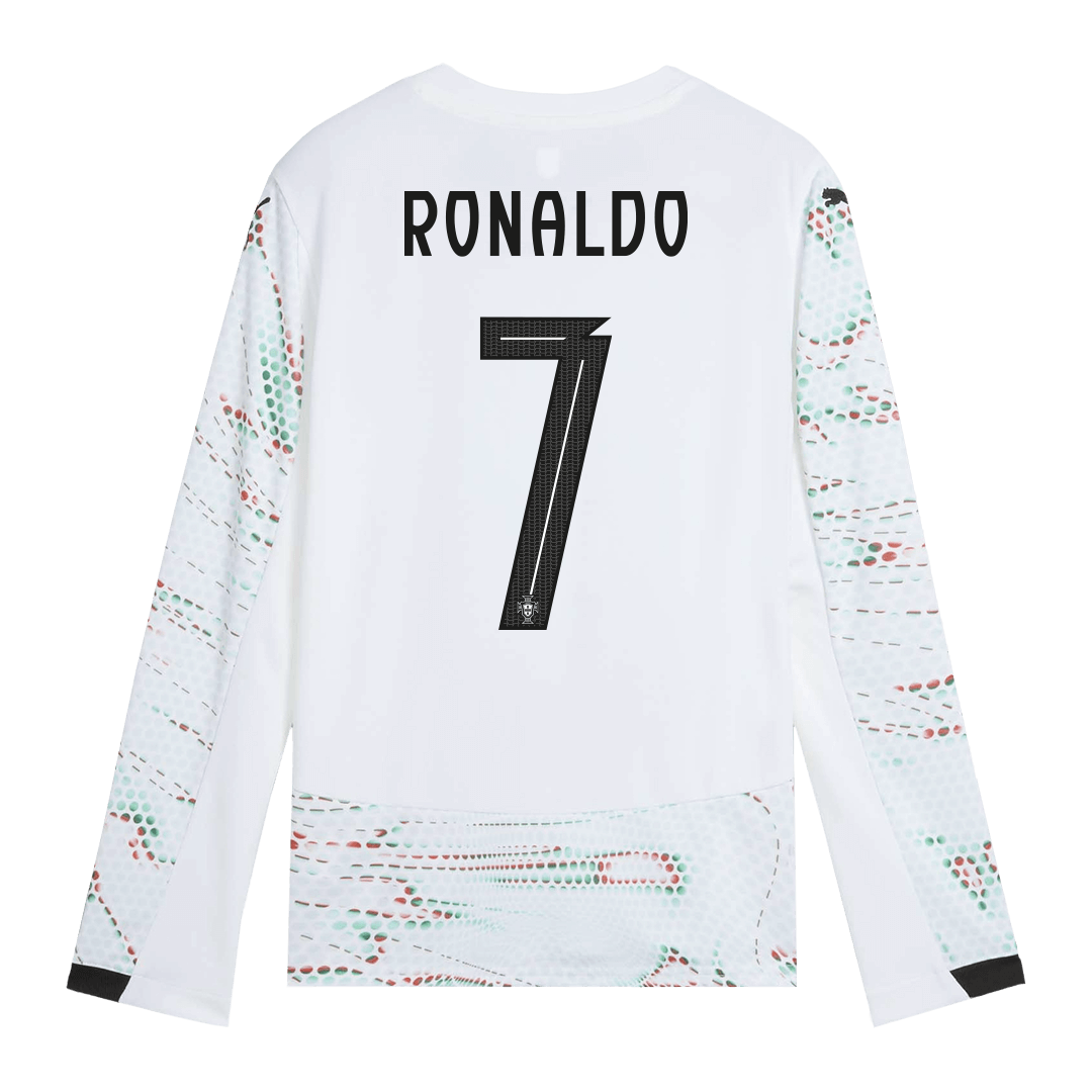 RONALDO #7 Portugal Uit Thuisshirt Lange Mouwen 2025