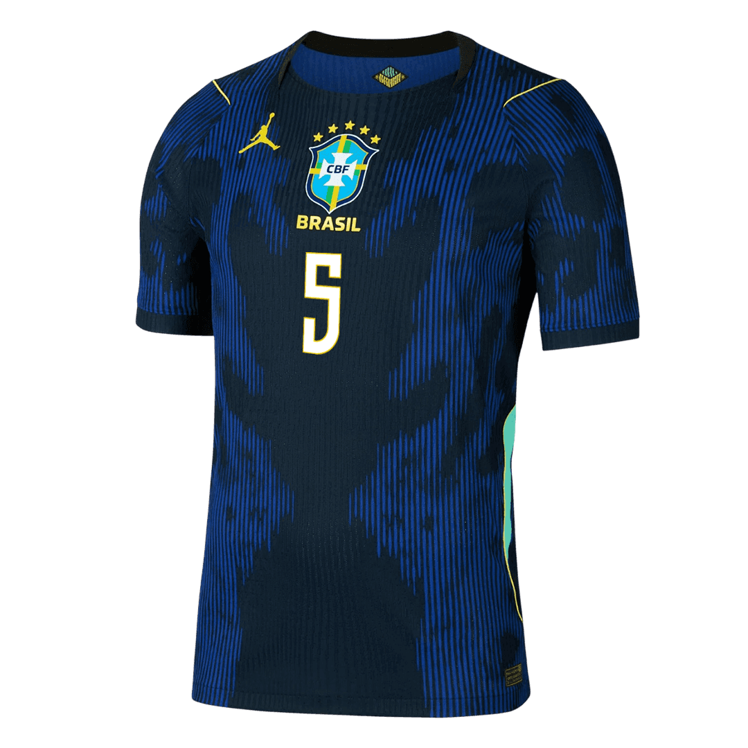 CASEMIRO #5 Brésil Extérieur Maillot - Coupe du Monde 2026 Bleu marine Joueur