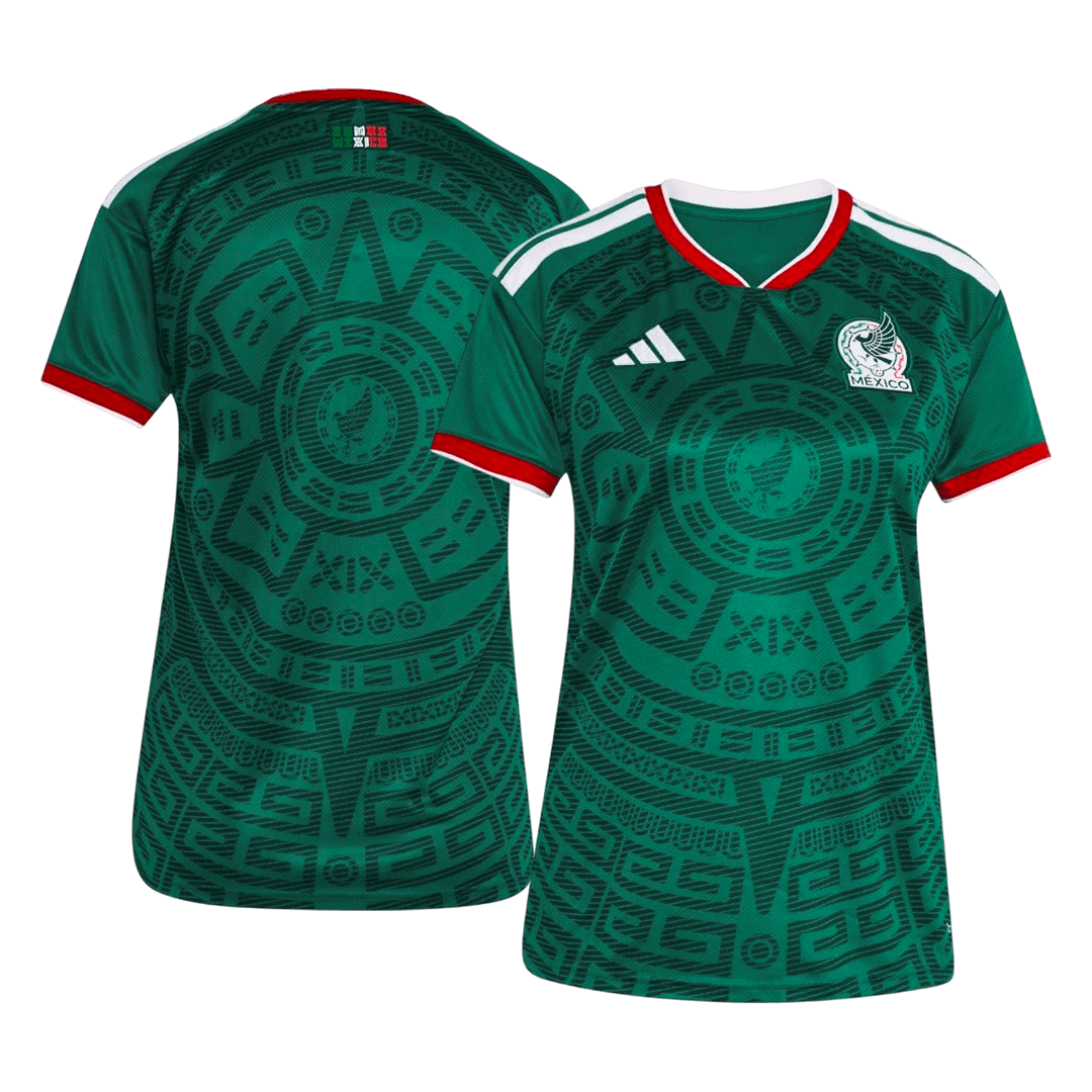 Femme Mexique Domicile Maillot - Coupe du Monde 2026 Vert