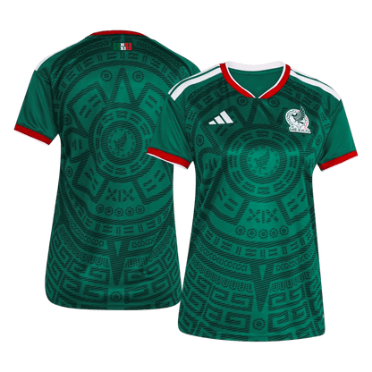 Femme Mexique Domicile Maillot - Coupe du Monde 2026 Vert