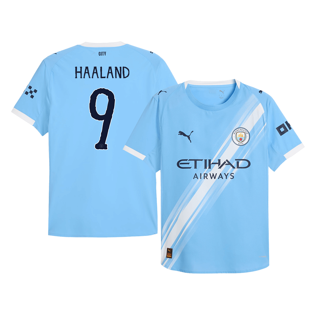 HAALAND #9 Manchester City Thuisshirt 2025/26 Authentiek - FIFA Club World Cup
