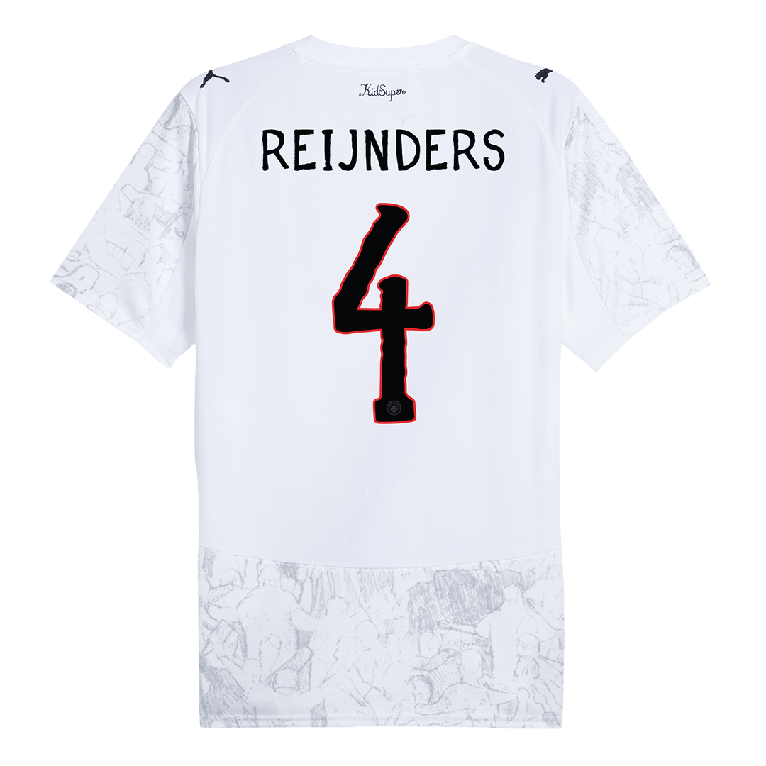 REIJNDERS #4 Manchester City Thuisshirt 2025/26 Wit - Club World Cup