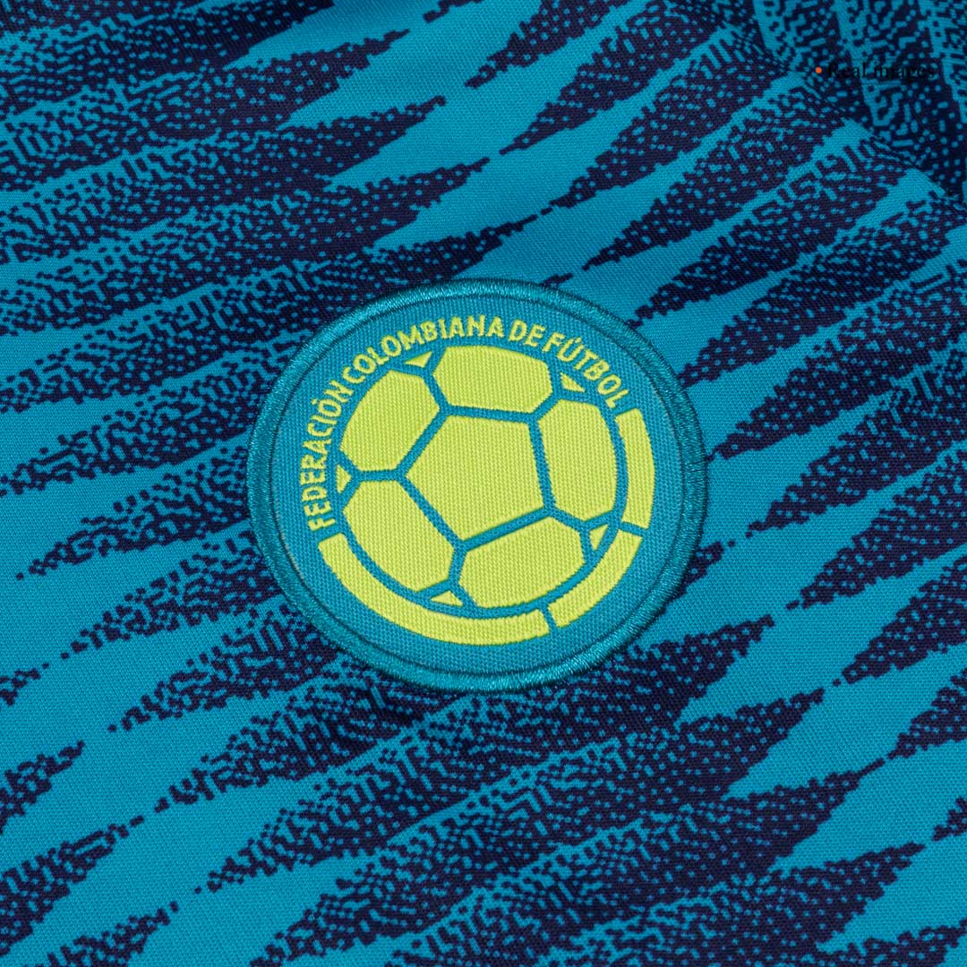 Colombie Extérieur Maillot Kit - Coupe du Monde 2026 Enfant Bleu