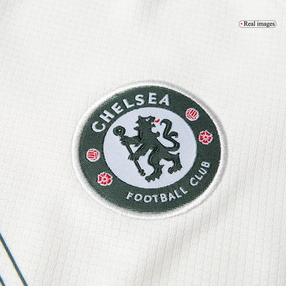 Chelsea Extérieur Maillot Kit 2025/26 Enfant Blanc