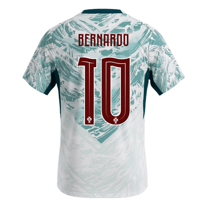 BERNARDO #10 Portugal Extérieur Maillot - Coupe du Monde 2026 White&Green