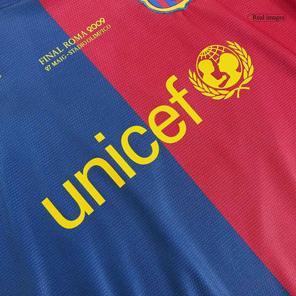 Retro Barcelone Domicile Maillot 2008/09 - UCL Final