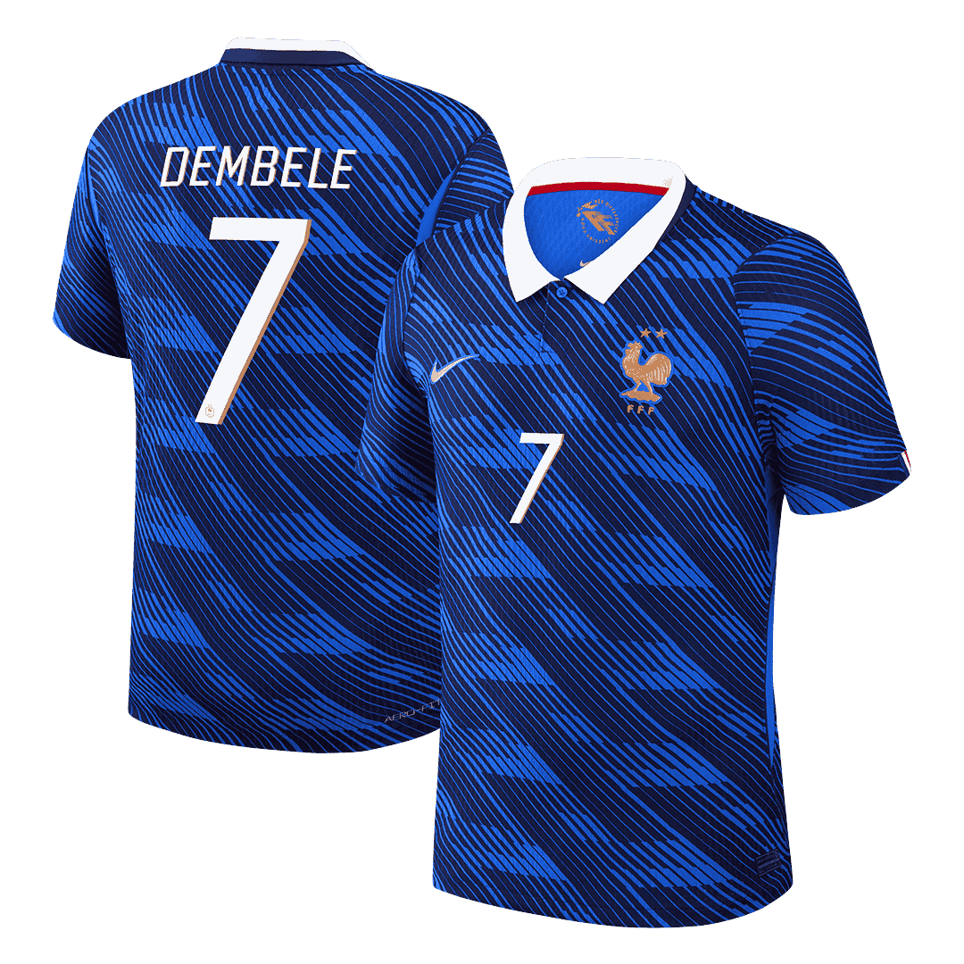 DEMBELE #7 Domicile Maillot - Coupe du Monde 2026 Bleu Joueur