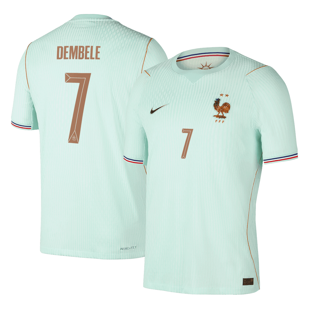 DEMBELE #7 Extérieur Maillot - Coupe du Monde 2026 Vert Joueur