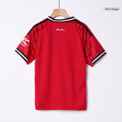 Manchester United Thuisshirt Kit 2025/26 Kinderen Rood