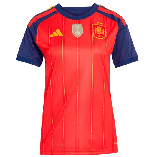 Femme Espagne Domicile Maillot - Coupe du Monde 2026 Rouge