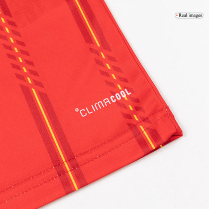 Espagne Domicile Maillot 2 Stars - Champion Edition Coupe du Monde 2026 Rouge