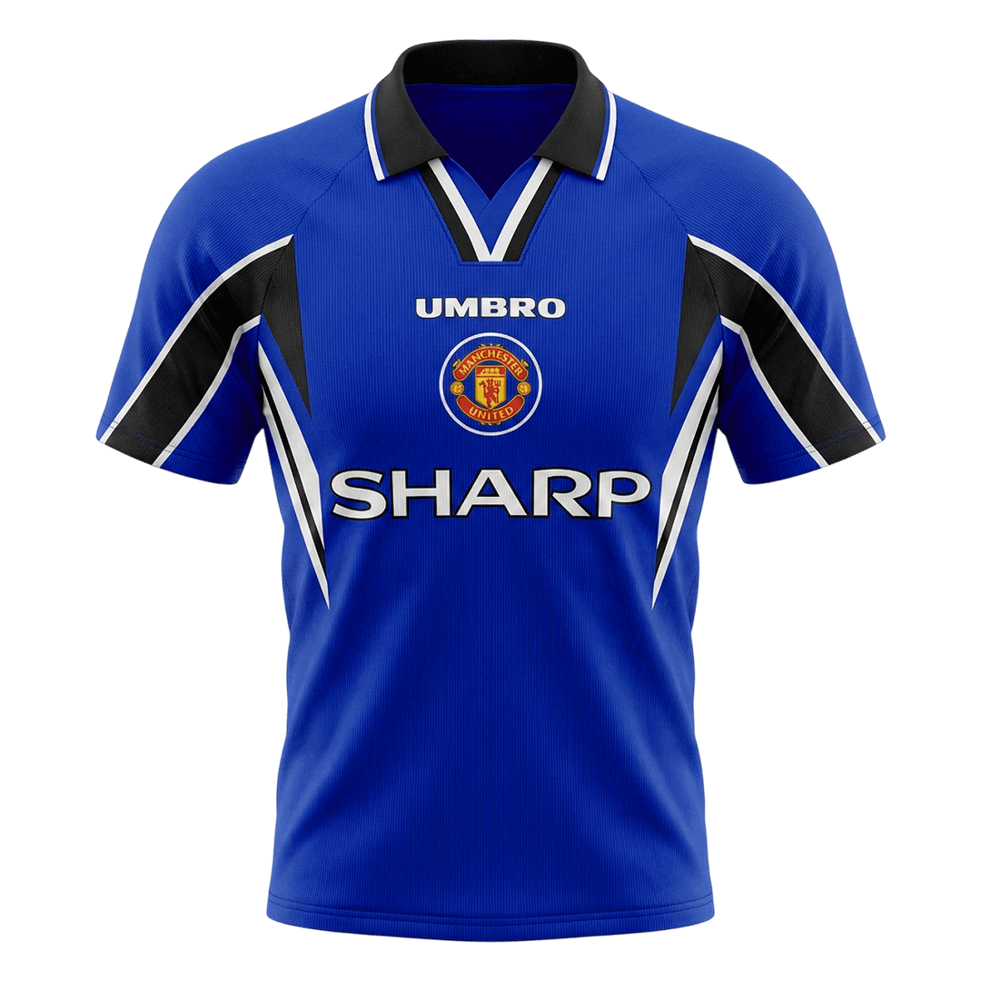 Retro Manchester United Derde Shirt 1996/97 Blauw