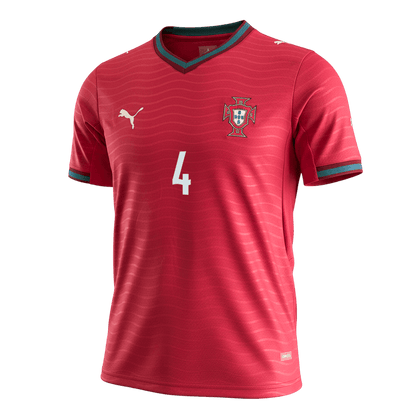 RÚBEN DIAS #4 Portugal Domicile Maillot - Coupe du Monde 2026 Rouge