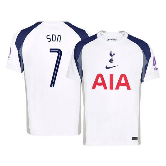 SON #7 Tottenham Hotspur Domicile Maillot 2025/26 - UCL