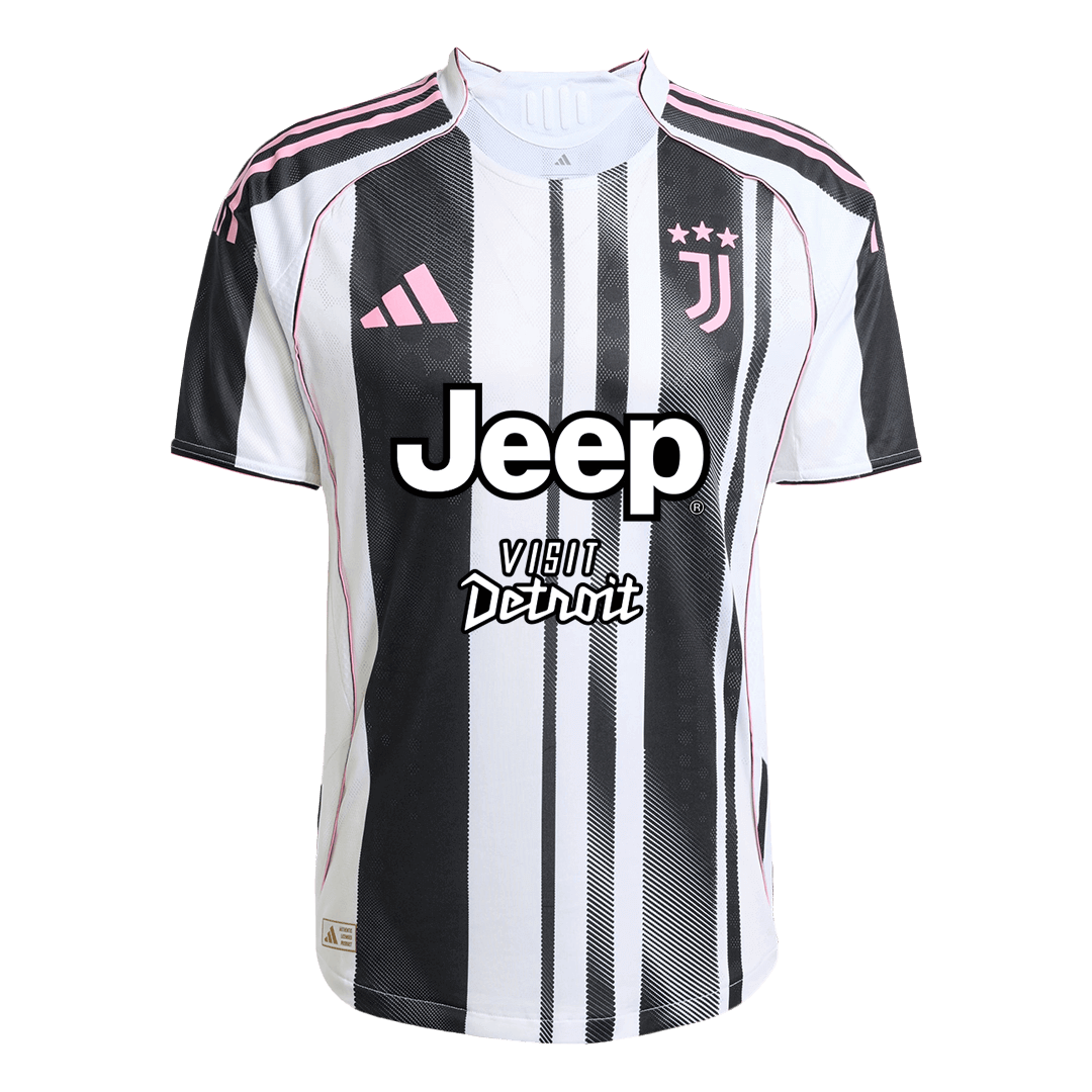 KALULU #15 Juventus Domicile Maillot 2025/26 Black&White Authentique