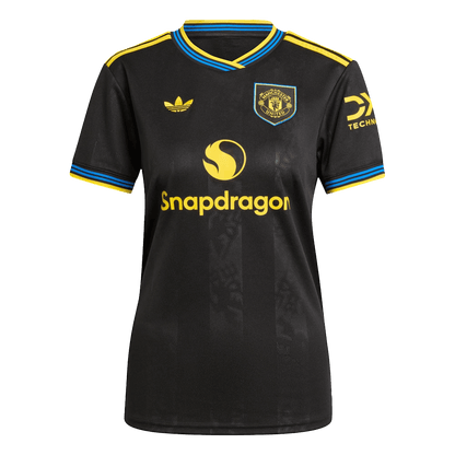 Femme Manchester United Third Maillot 2025/26 Noir