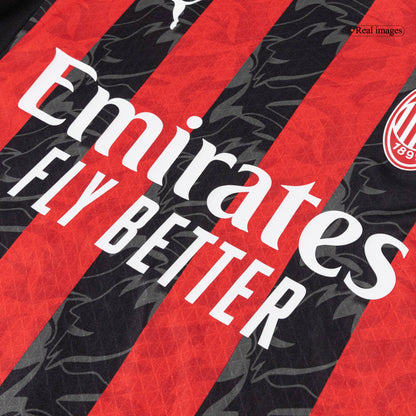 AC Milan Domicile Maillot 2025/26 Red&Black Authentique