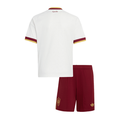 Espagne Extérieur Maillot Kit 2026 Enfant Blanc