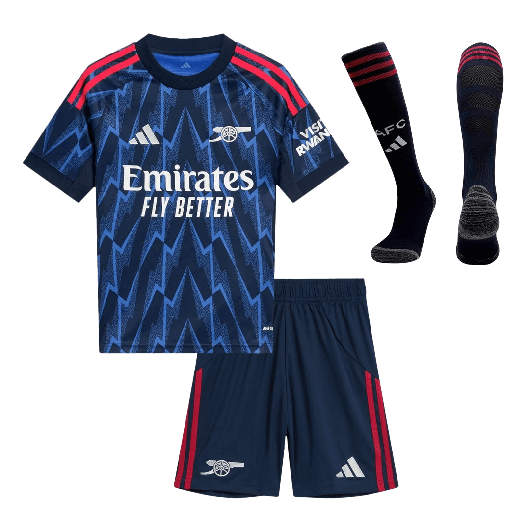 Arsenal Uitshirt 2025/26 Kinderen Blauw