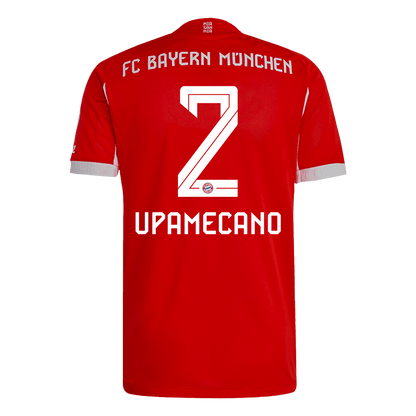 UPAMECANO #2 Munich Domicile Maillot 2025/26 Rouge Joueur