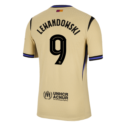 LEWANDOWSKI #9 Barcelona Uitshirt 2025/26 Authentiek - UCL