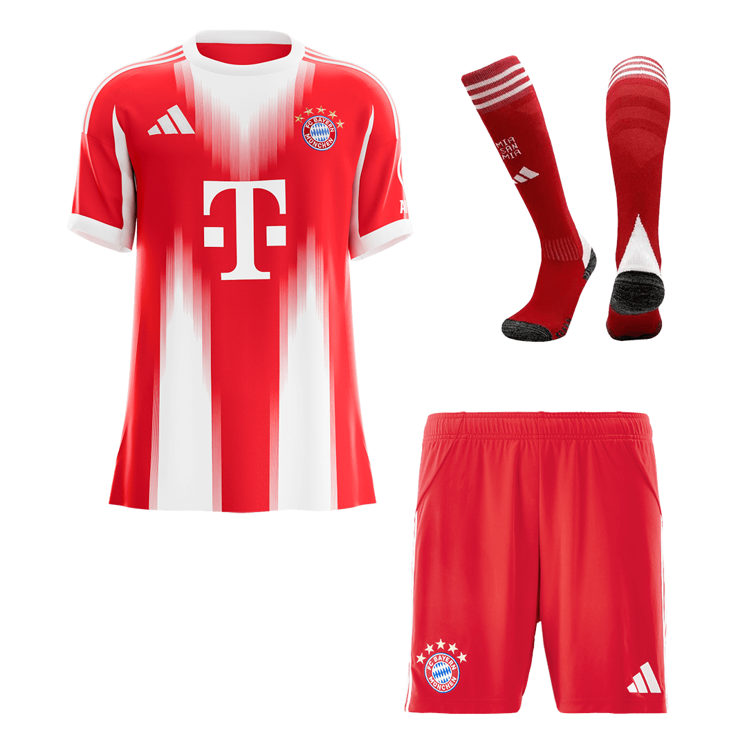 Men Munich Domicile Maillot Kit 2025/26 Rouge - Super