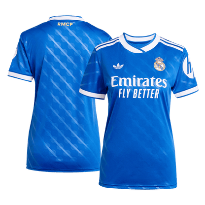 Femme Real Madrid Third Maillot 2025/26 Bleu