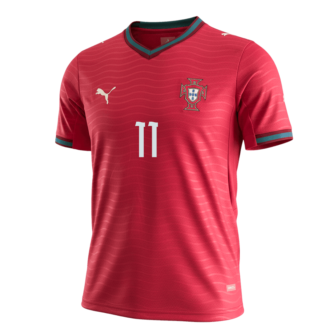 JOÃO FÉLIX #11 Portugal Domicile Maillot - Coupe du Monde 2026 Rouge - Super