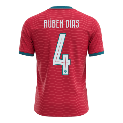 RÚBEN DIAS #4 Portugal Domicile Maillot - Coupe du Monde 2026 Rouge