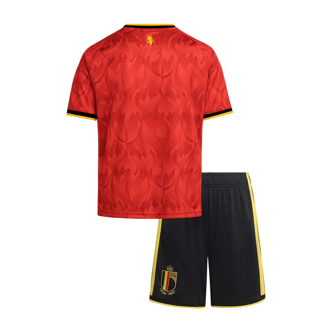 Belgique Domicile Maillot Kit - Coupe du Monde 2026 Enfant Rouge