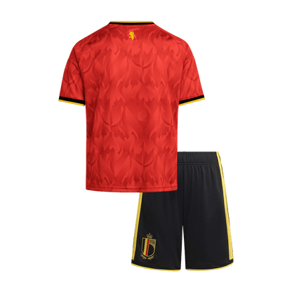 Belgique Domicile Maillot Kit - Coupe du Monde 2026 Enfant Rouge