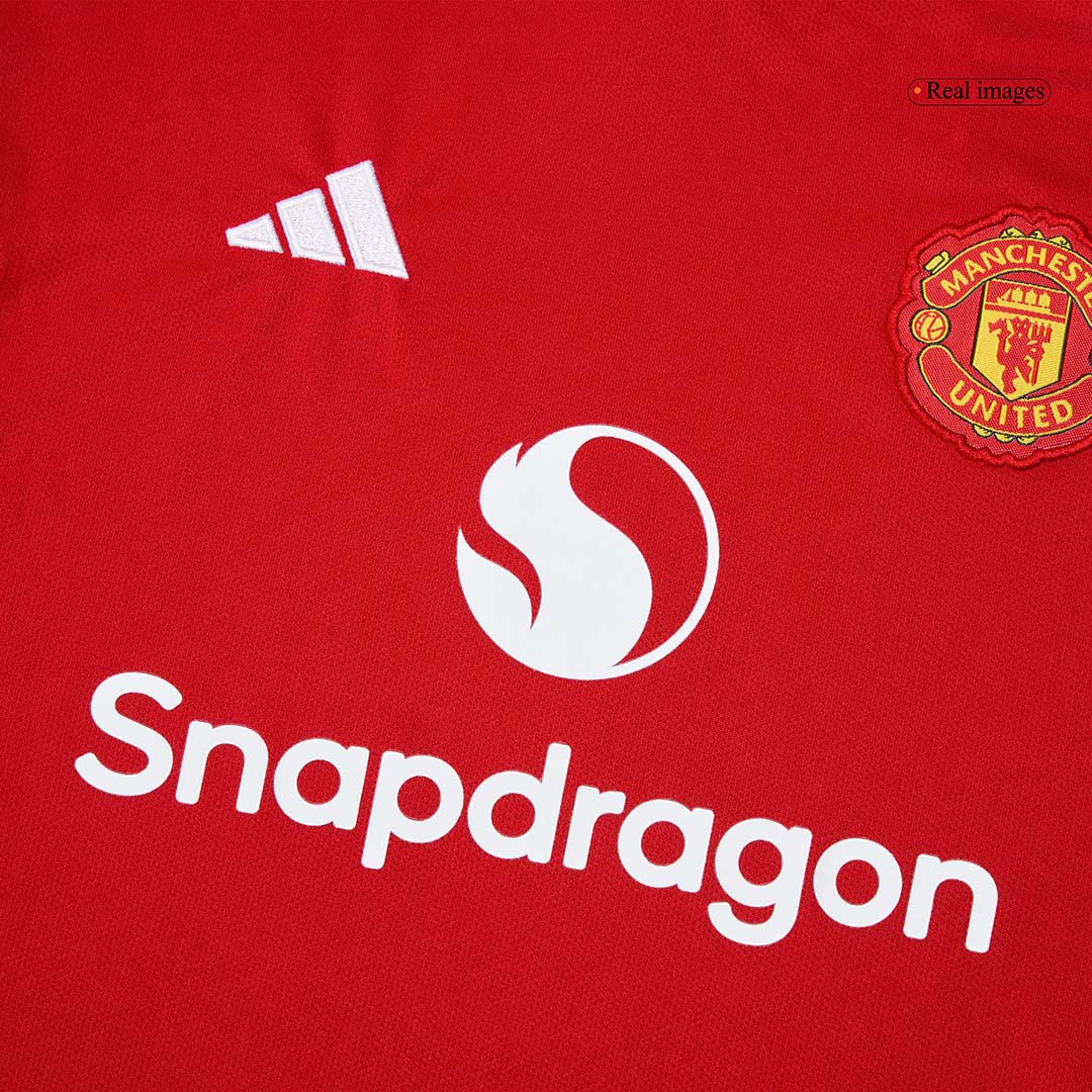 Manchester United Thuisshirt Kit 2025/26 Kinderen Rood